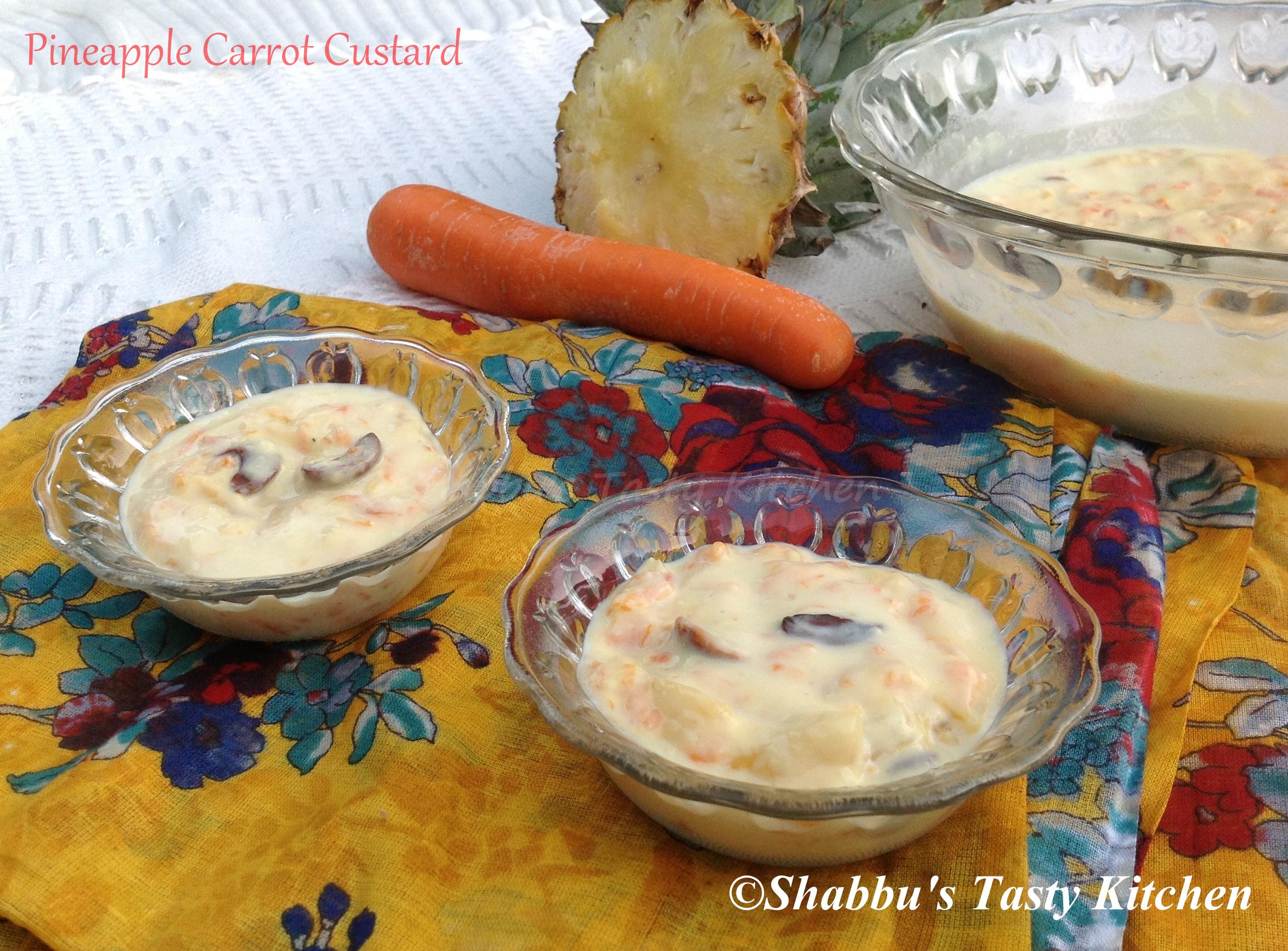 pineapple-carrot-custard