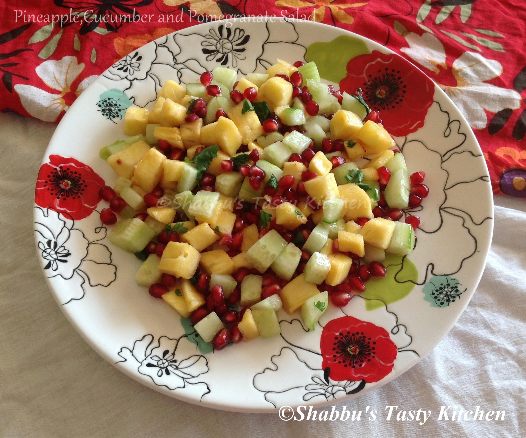 pineapple-cucumber-and-pomegranate-salad