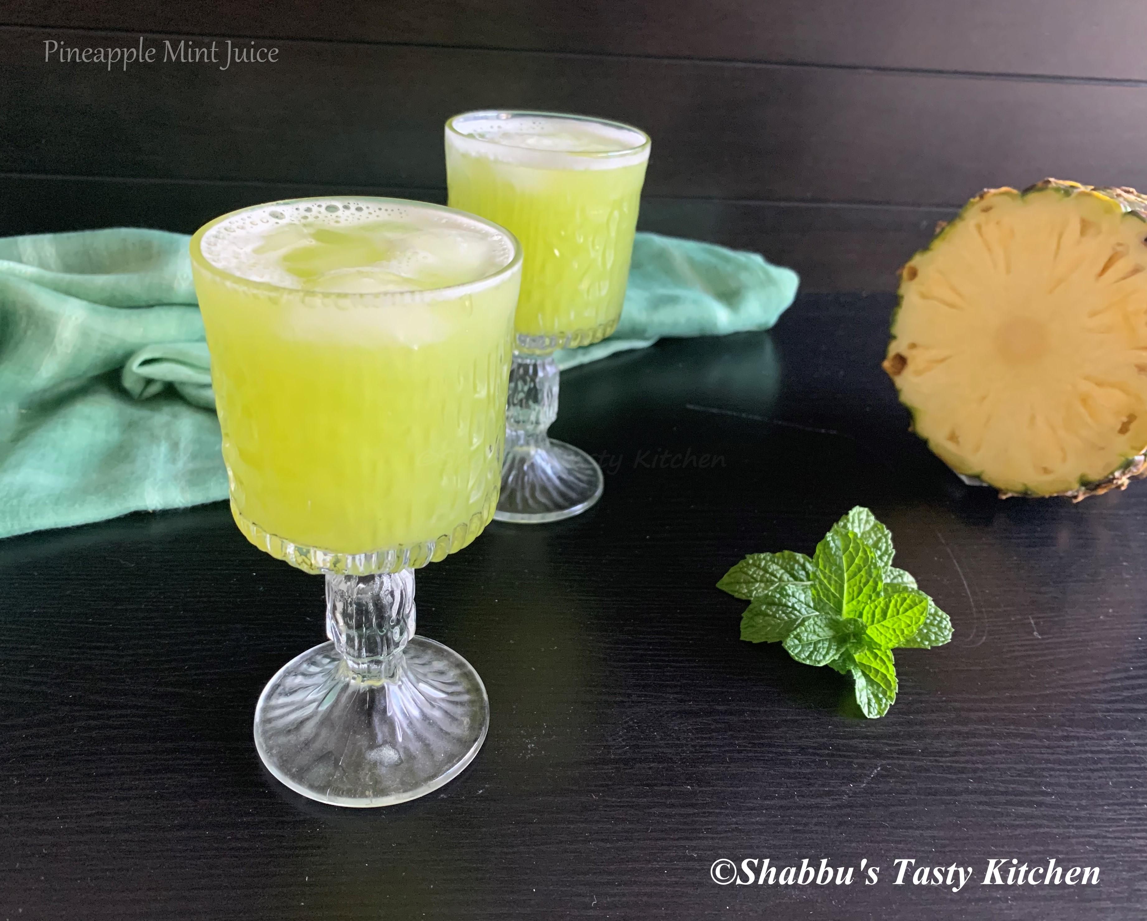 pineapple-mint-juice