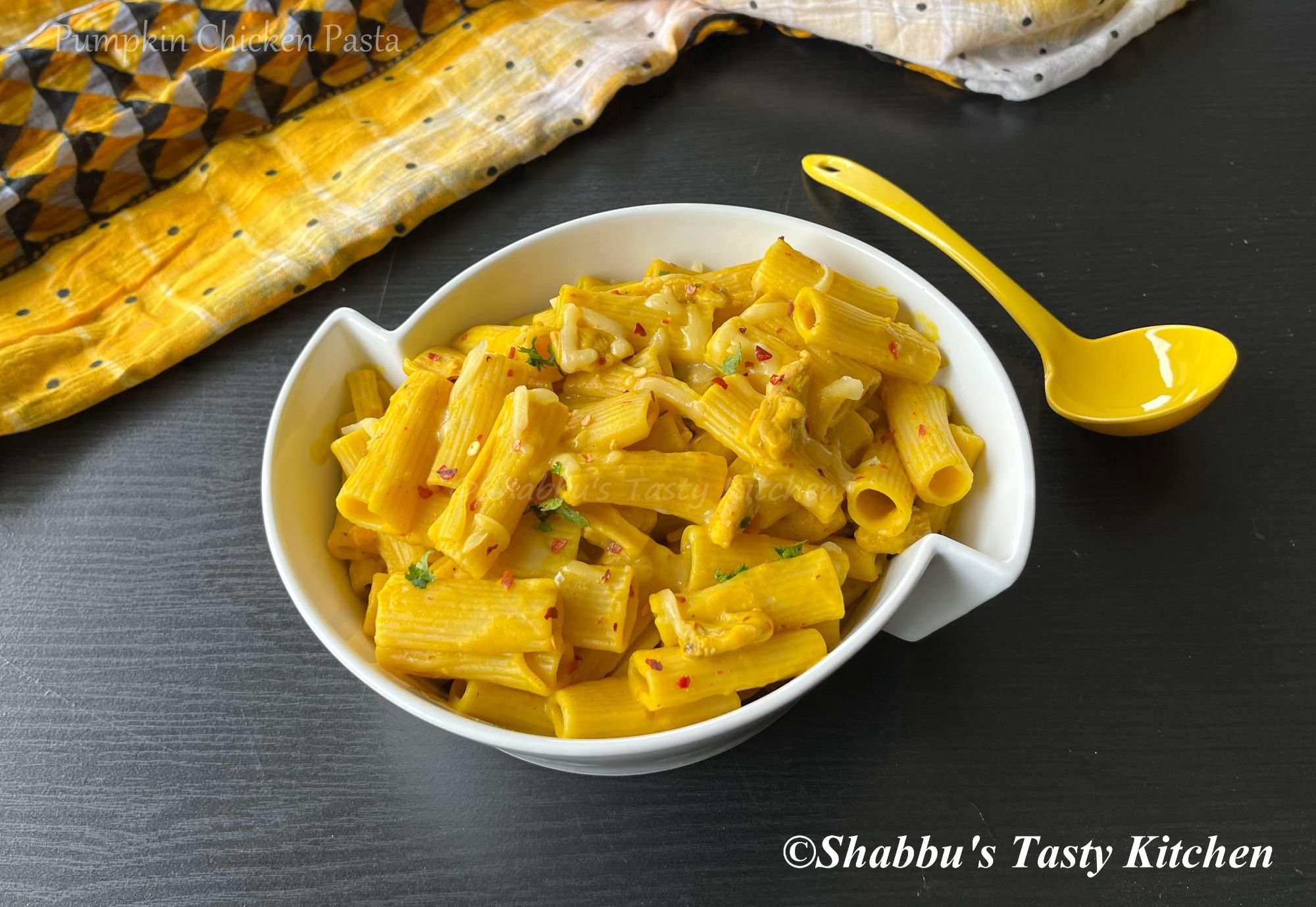 pumpkin-chicken-pasta