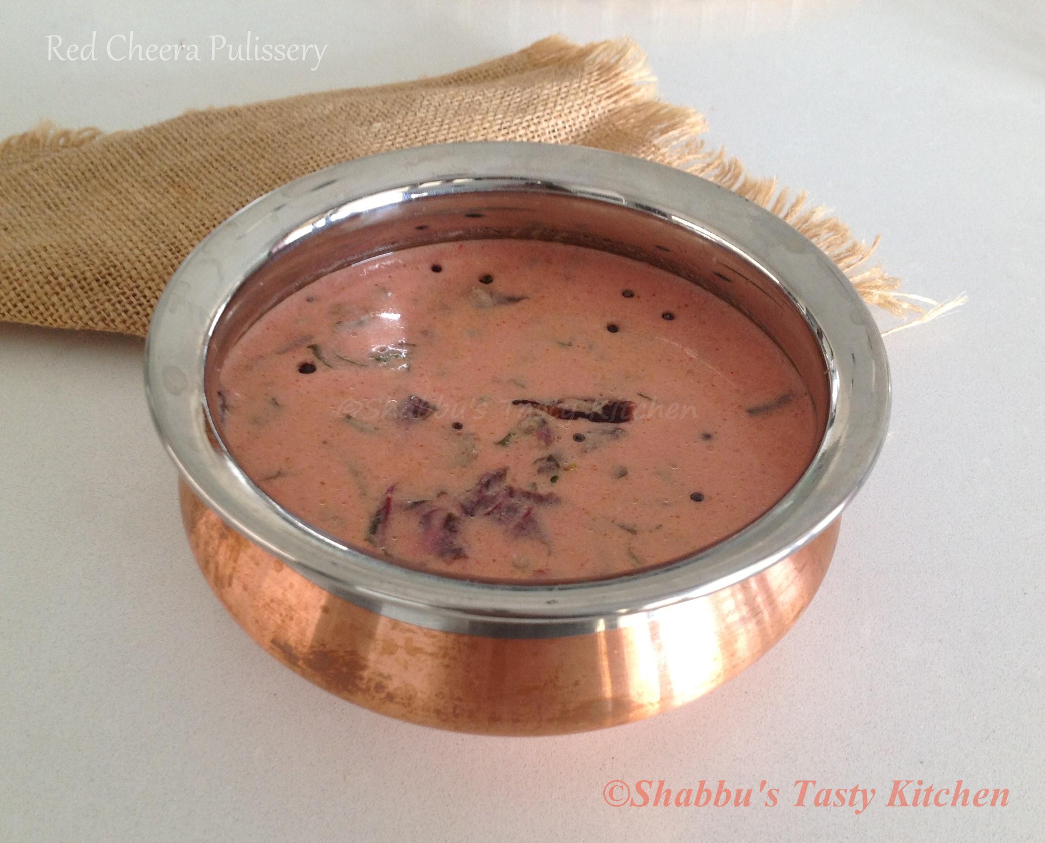 red-spinach-chuvanna-cheera-pulissery