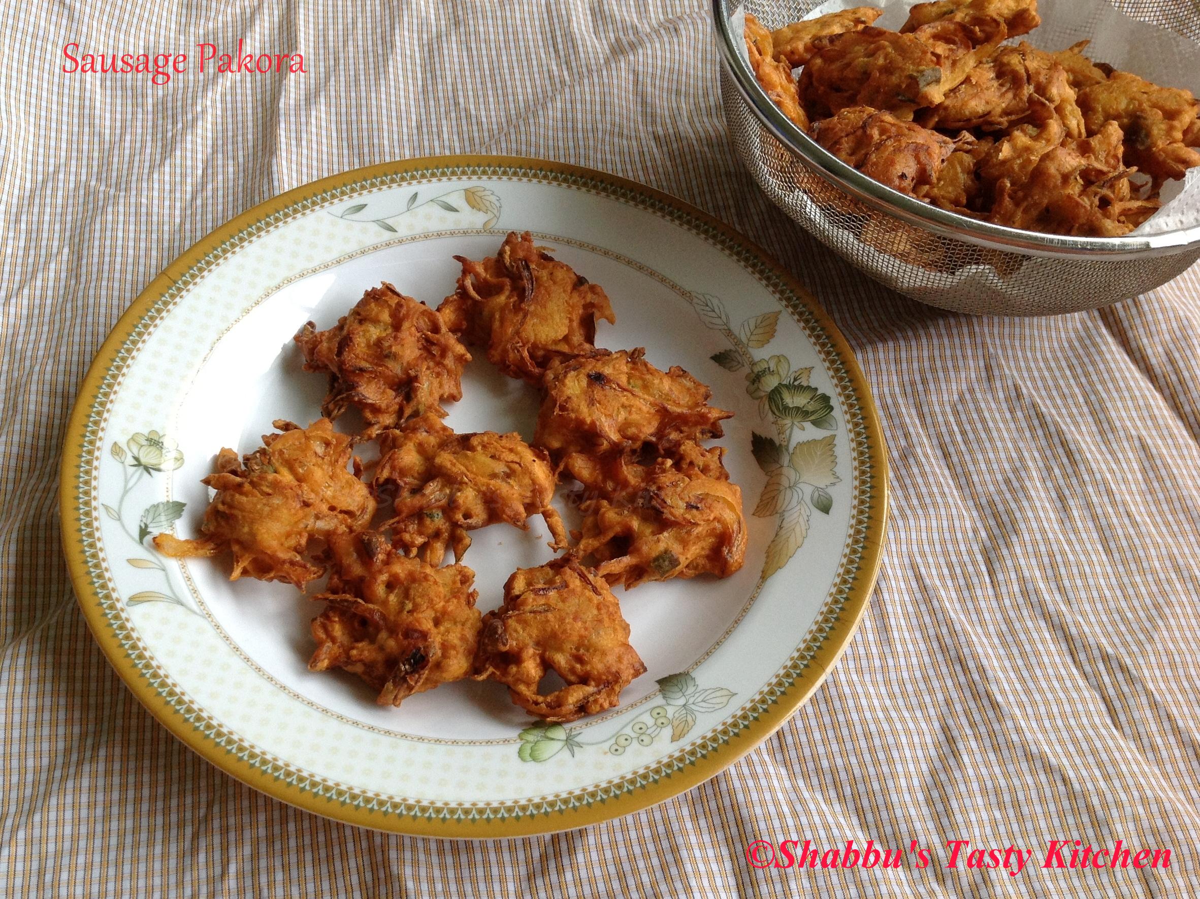 sausage-pakora