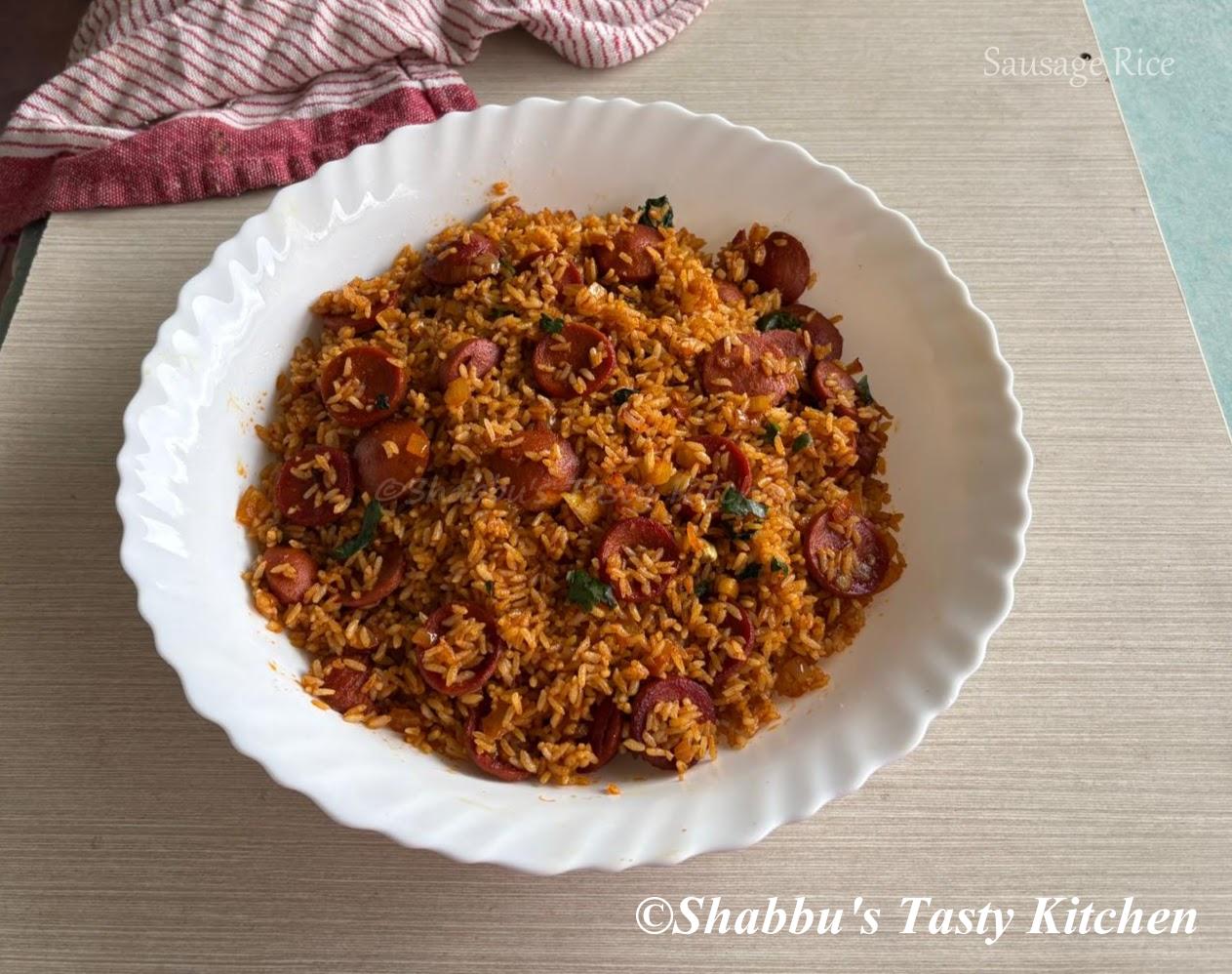 sausage-rice