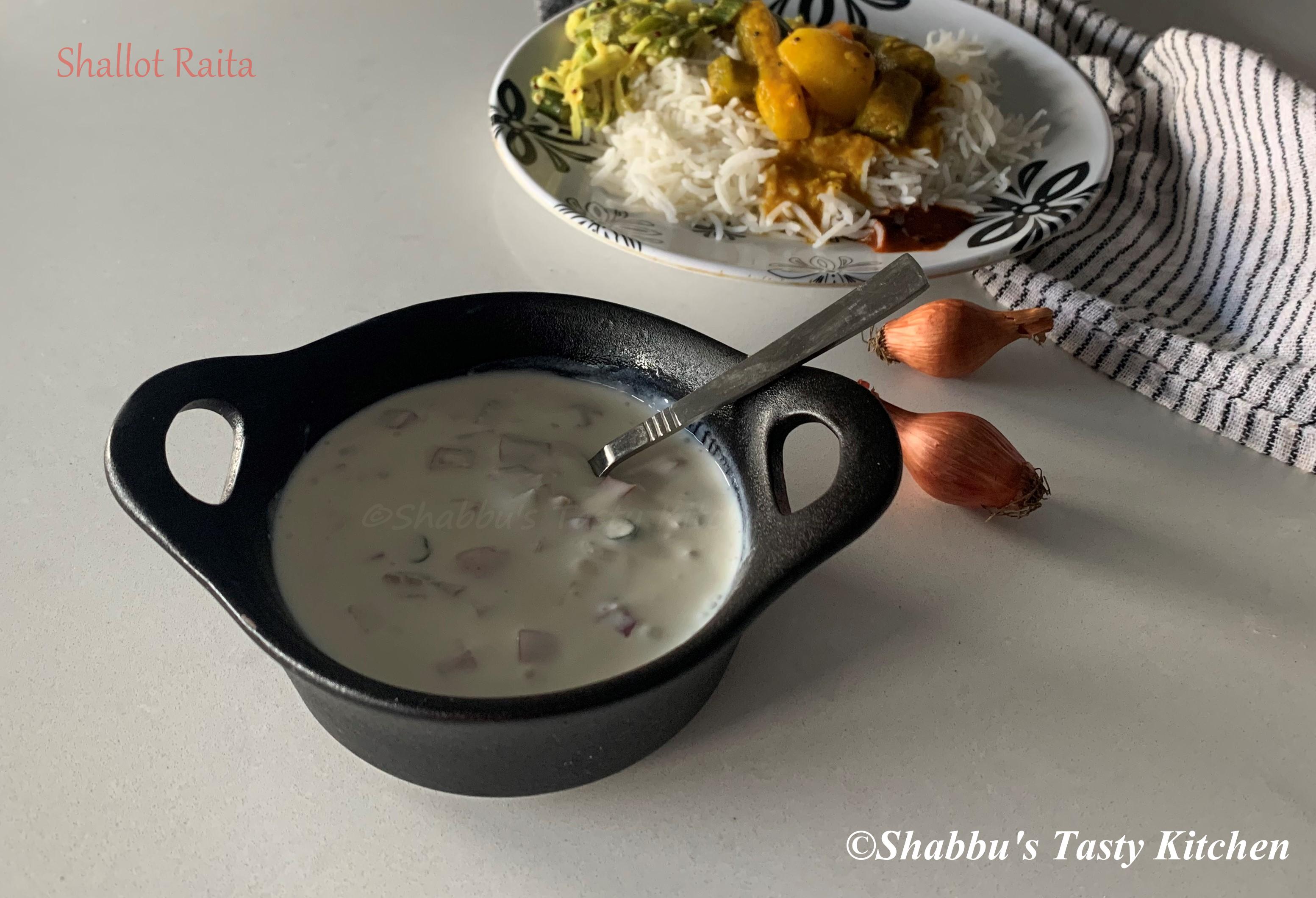 shallot-raita