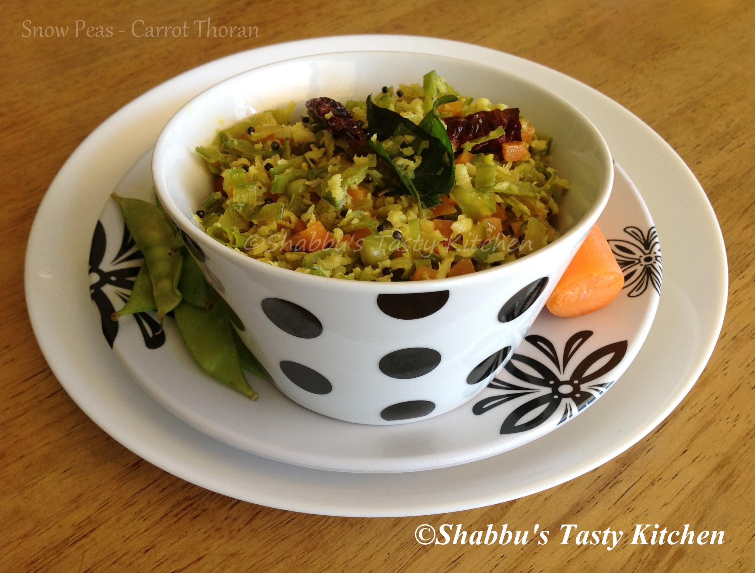 snow-peas-carrot-thoran