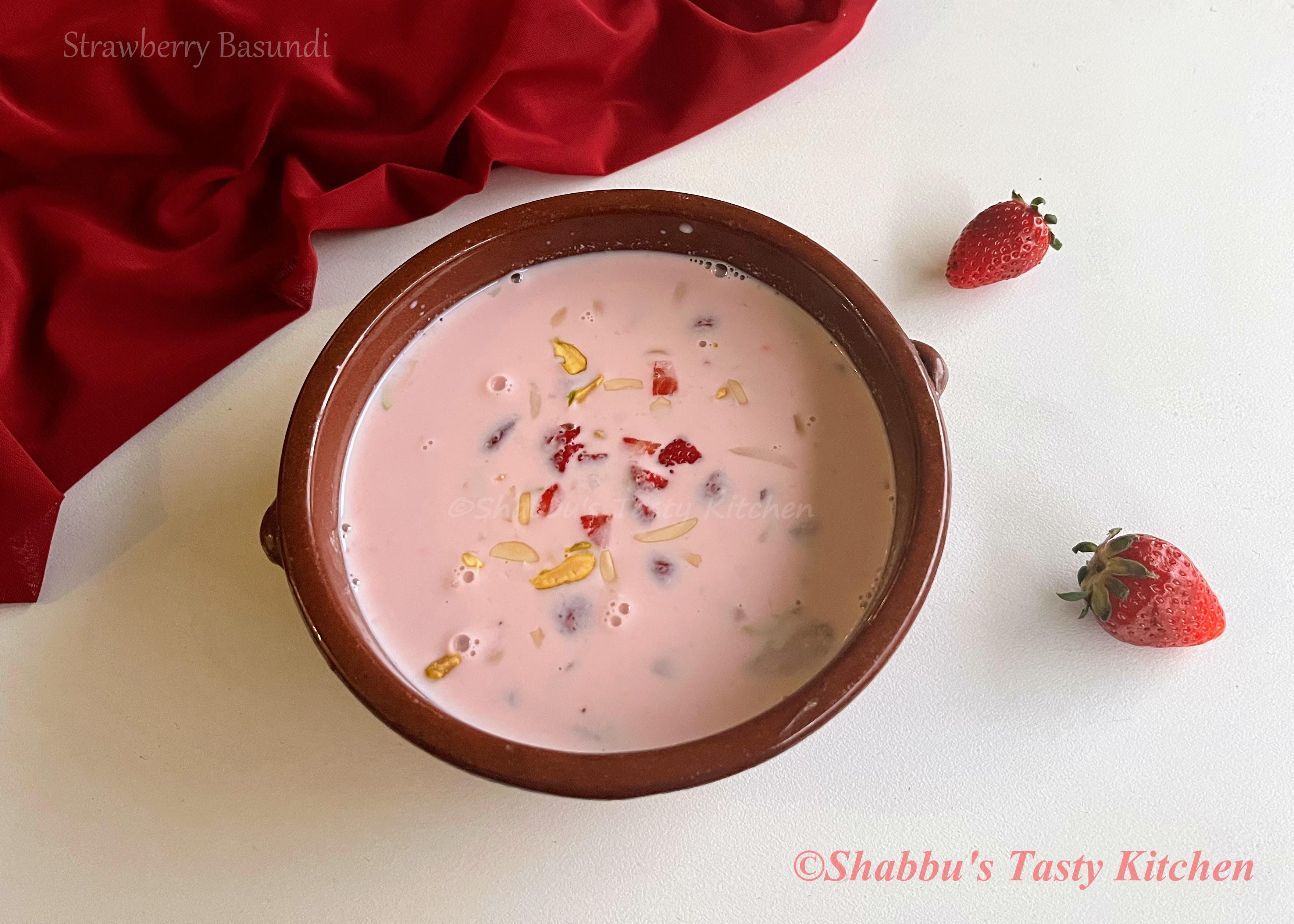 strawberry-basundi