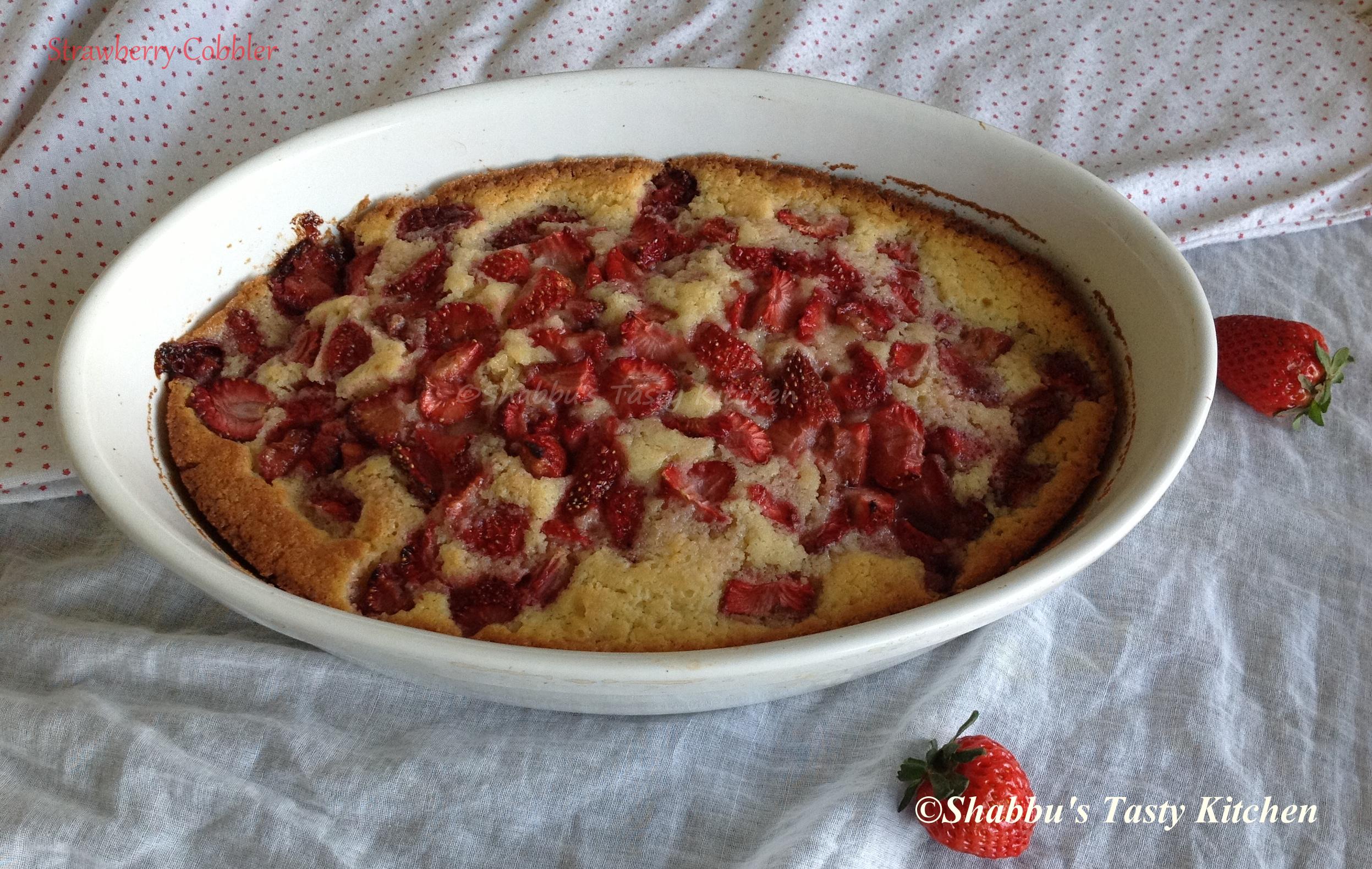 strawberry-cobbler