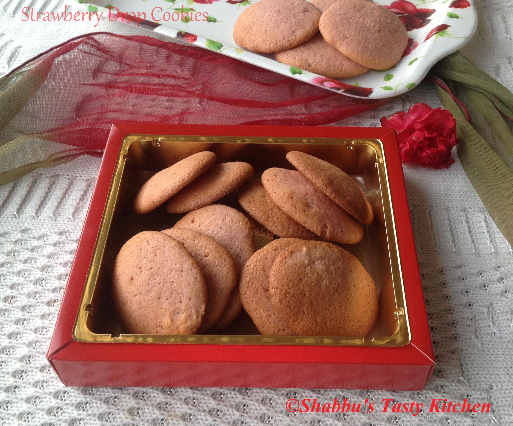 strawberry-drop-cookies