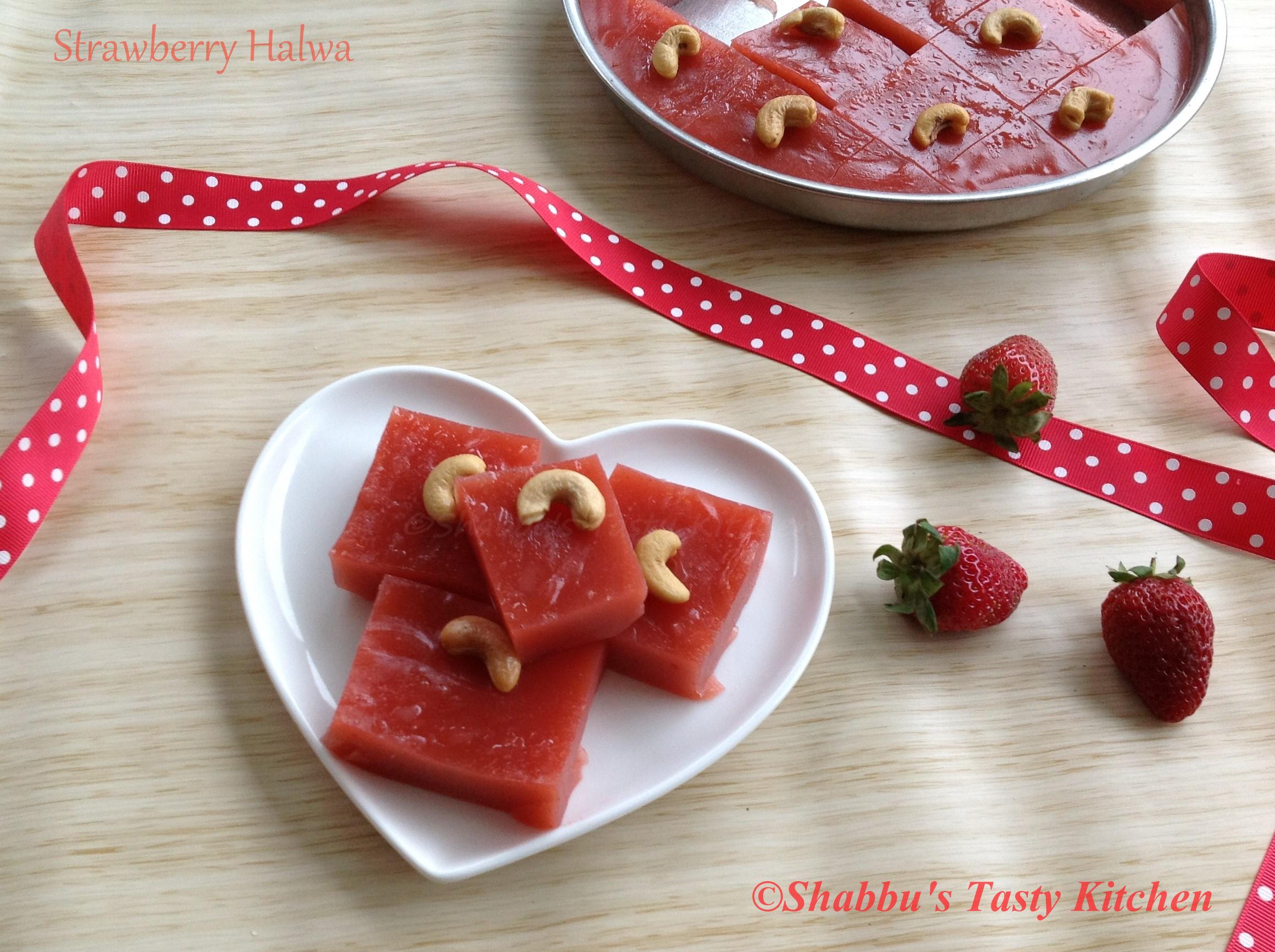 strawberry-halwa