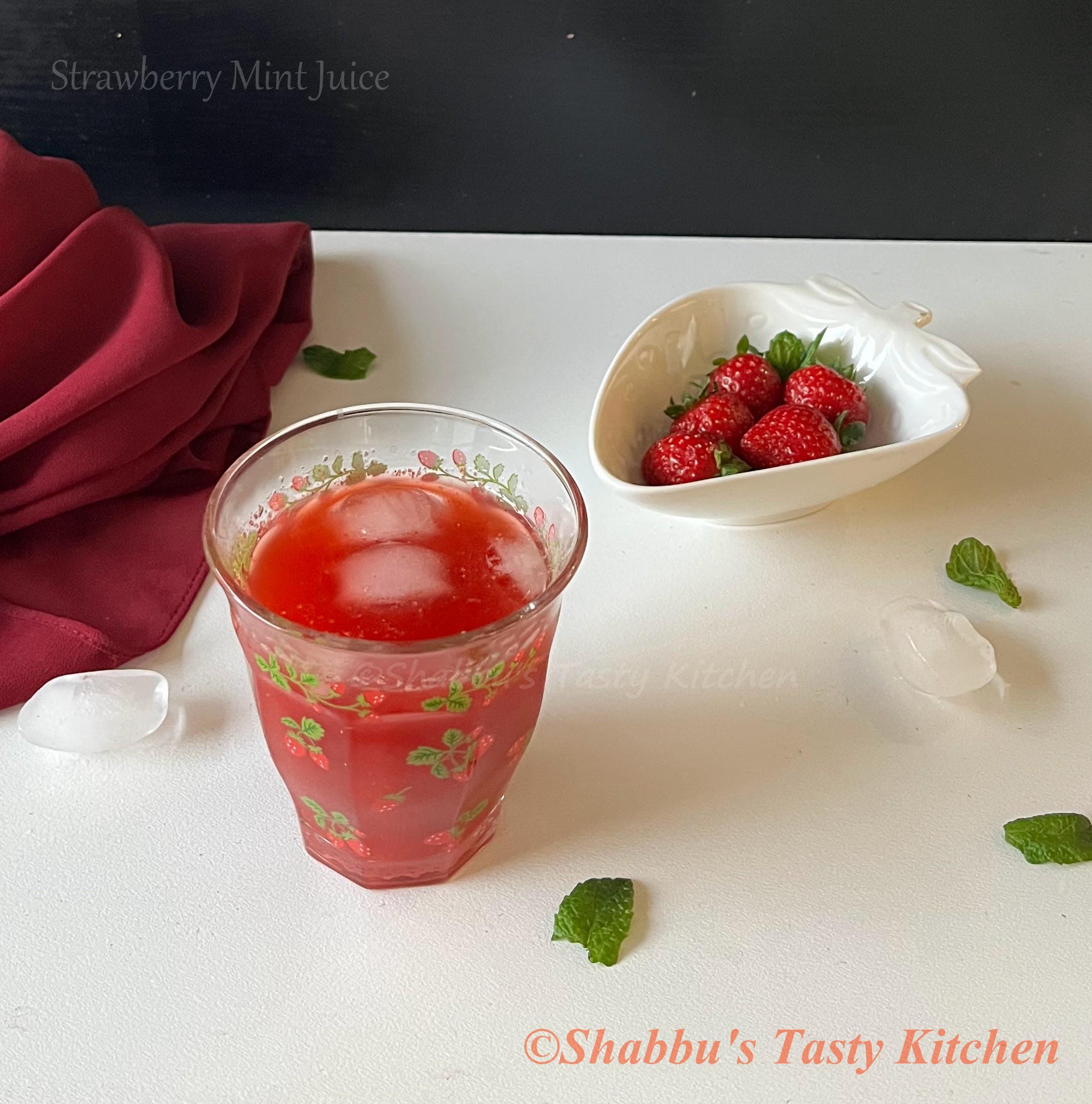 strawberry-mint-juice