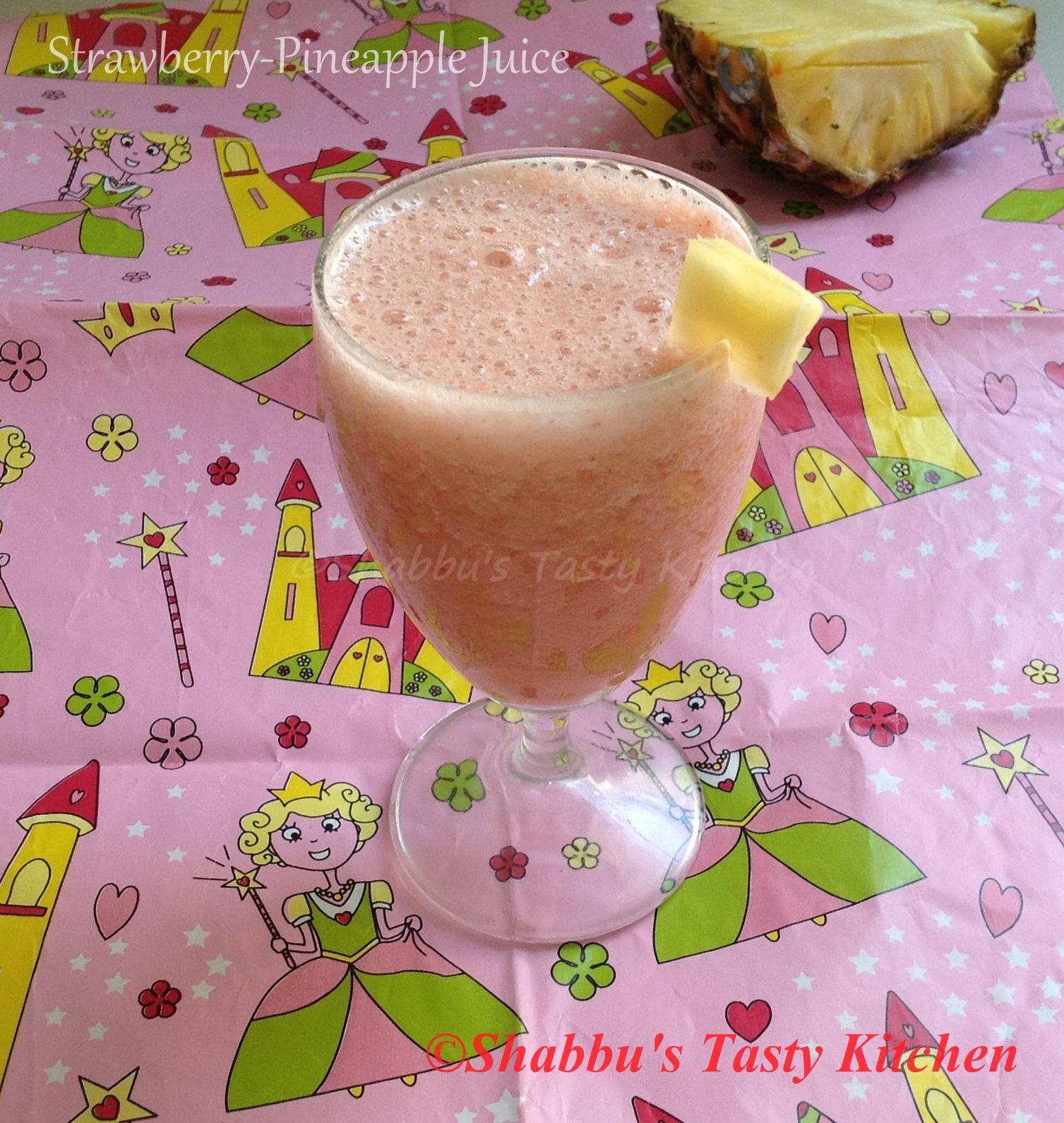 strawberry-pineapple-juice