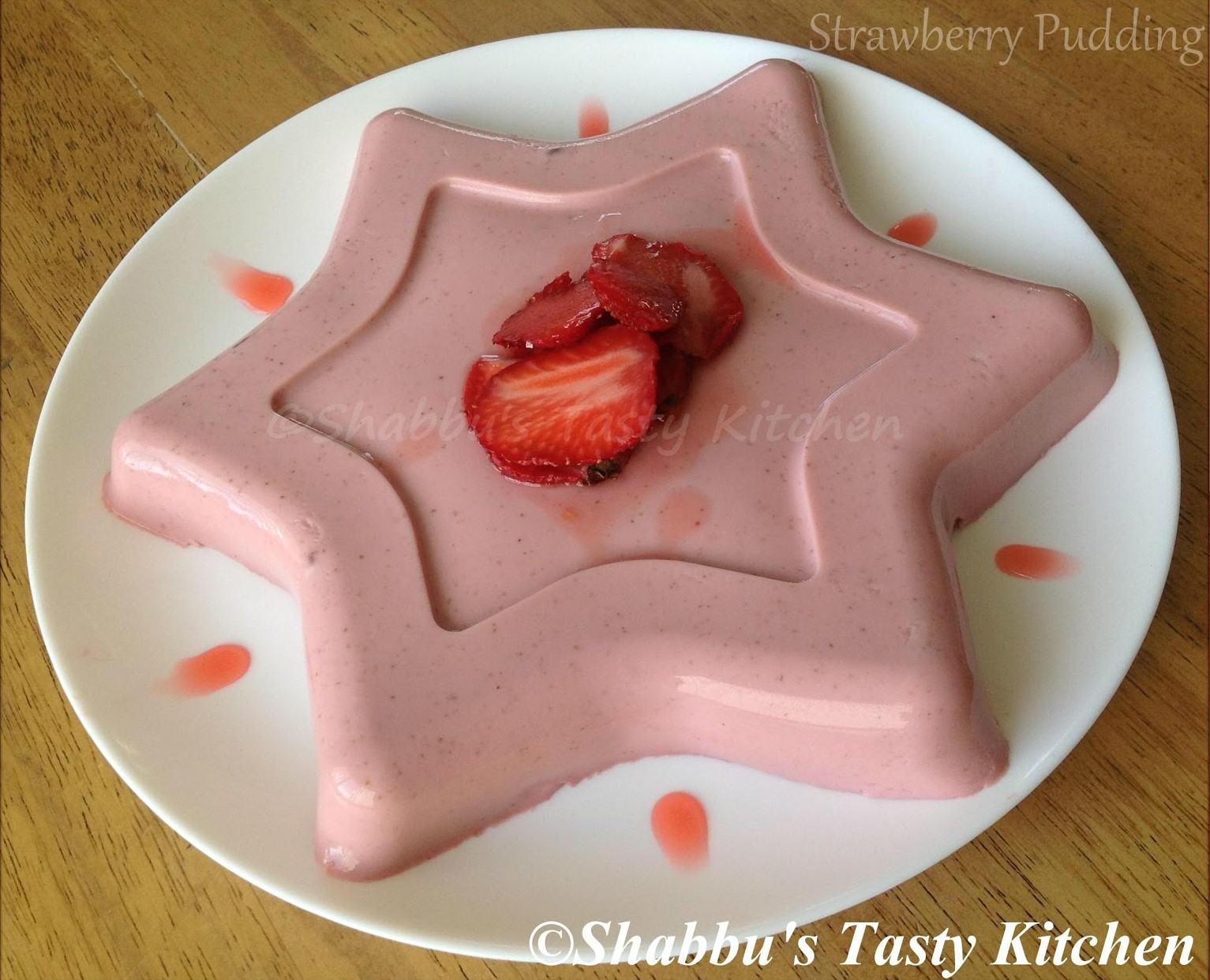 strawberry-pudding