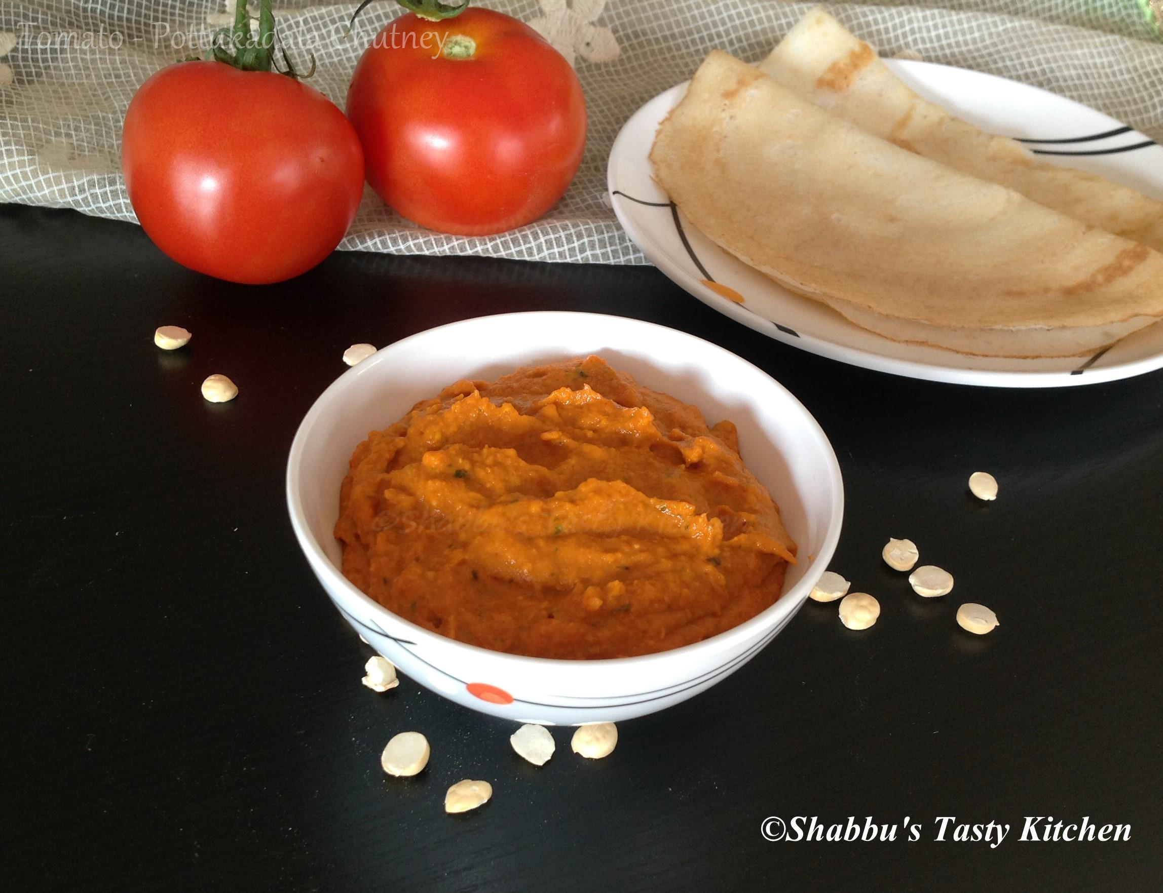 tomato-pottukadala-roasted-gram-chutney