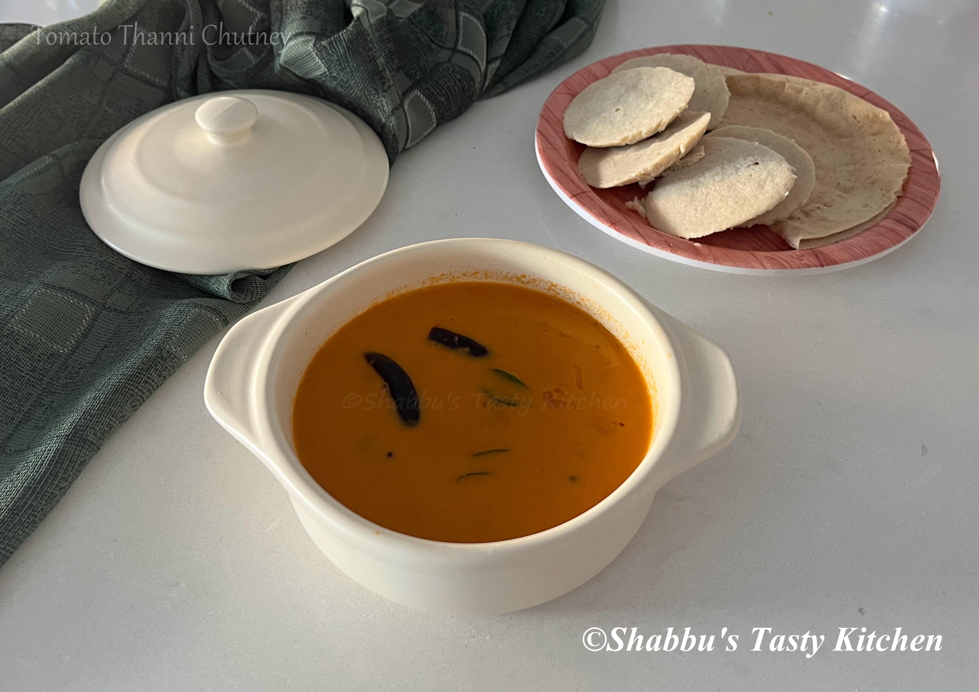 tomato-thanni-chutney-thanni-thakkali-chutney