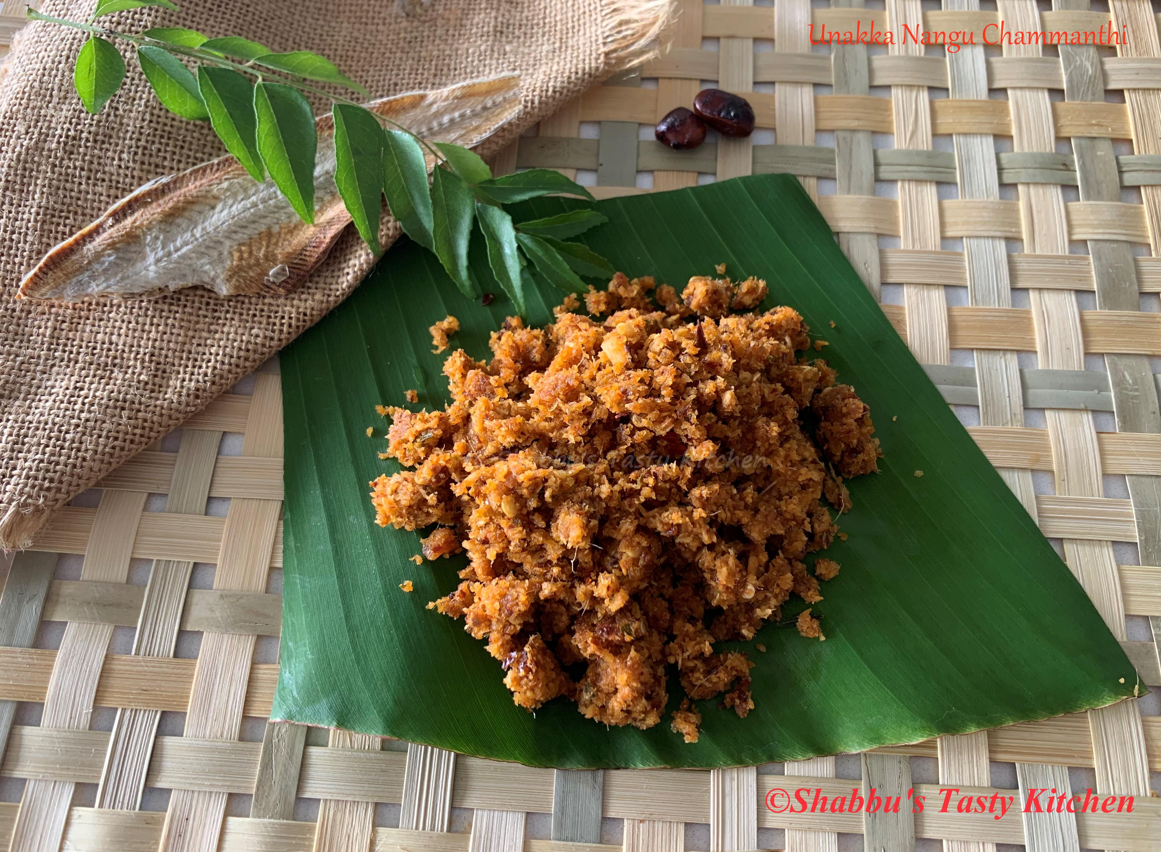 unakka-nangu-dry-sole-fish-chammanthi