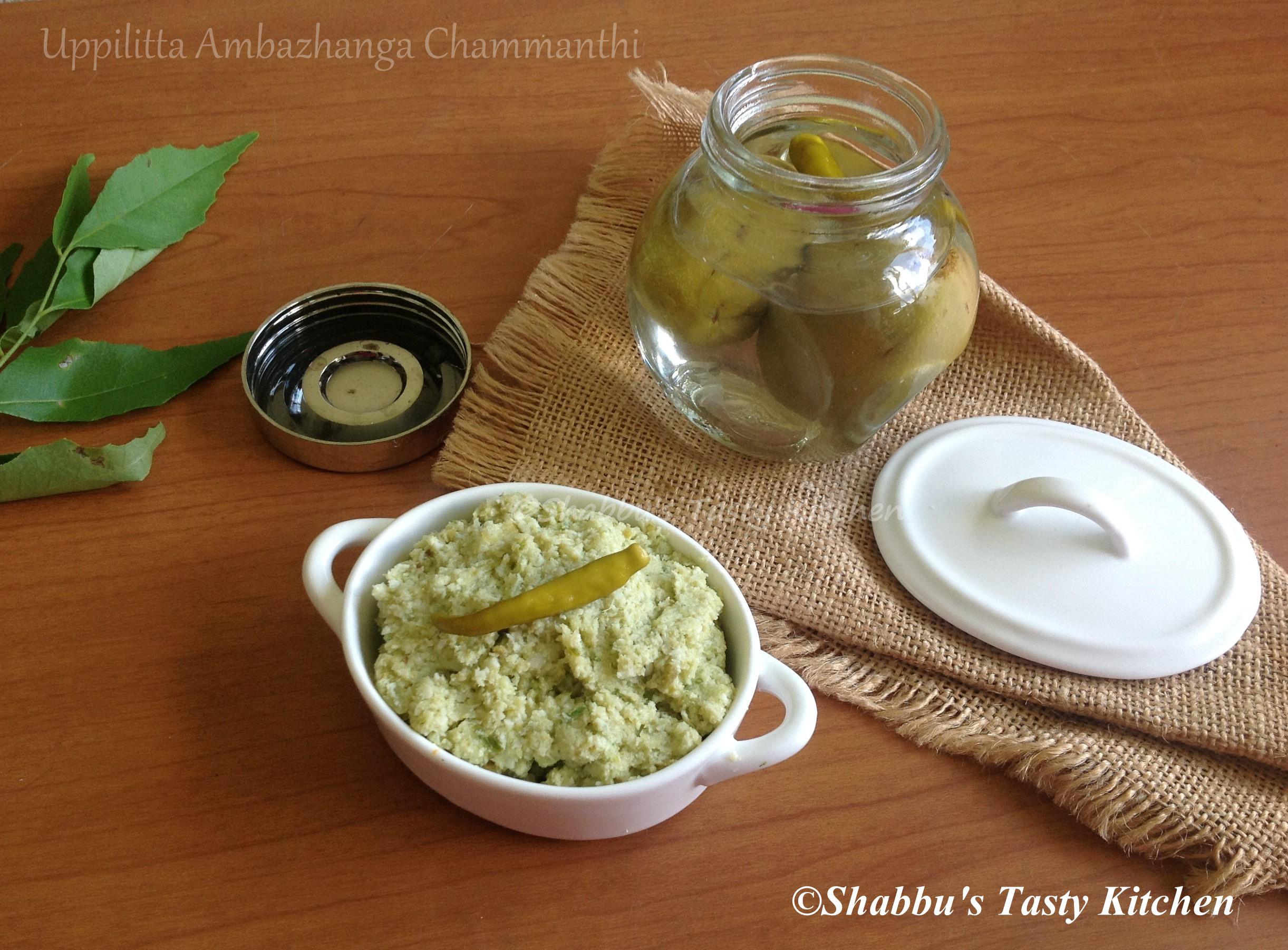 uppilitta-ambazhanga-chammanthi-brined