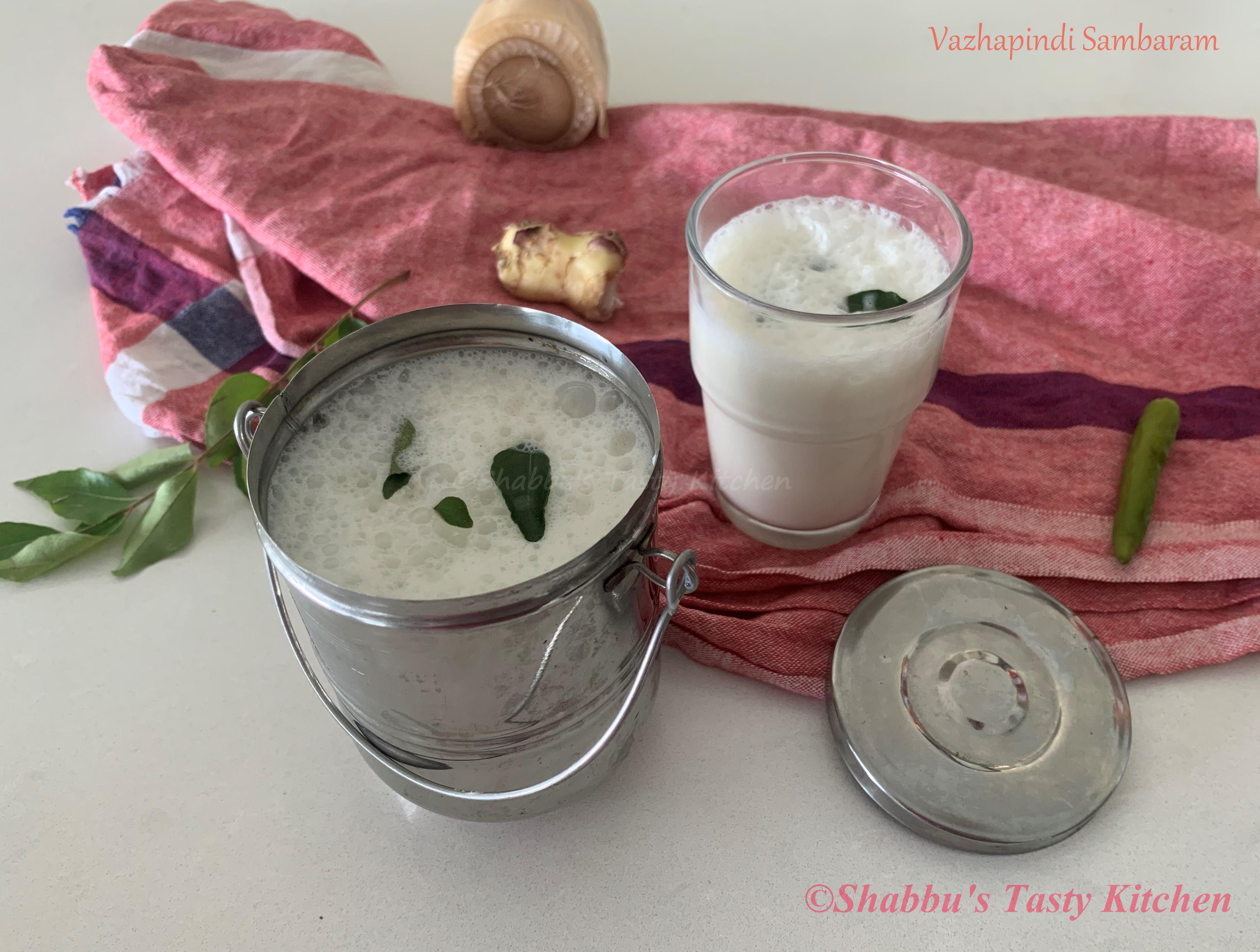 vazhapindi-sambaram-banana-stem-spiced-buttermilk