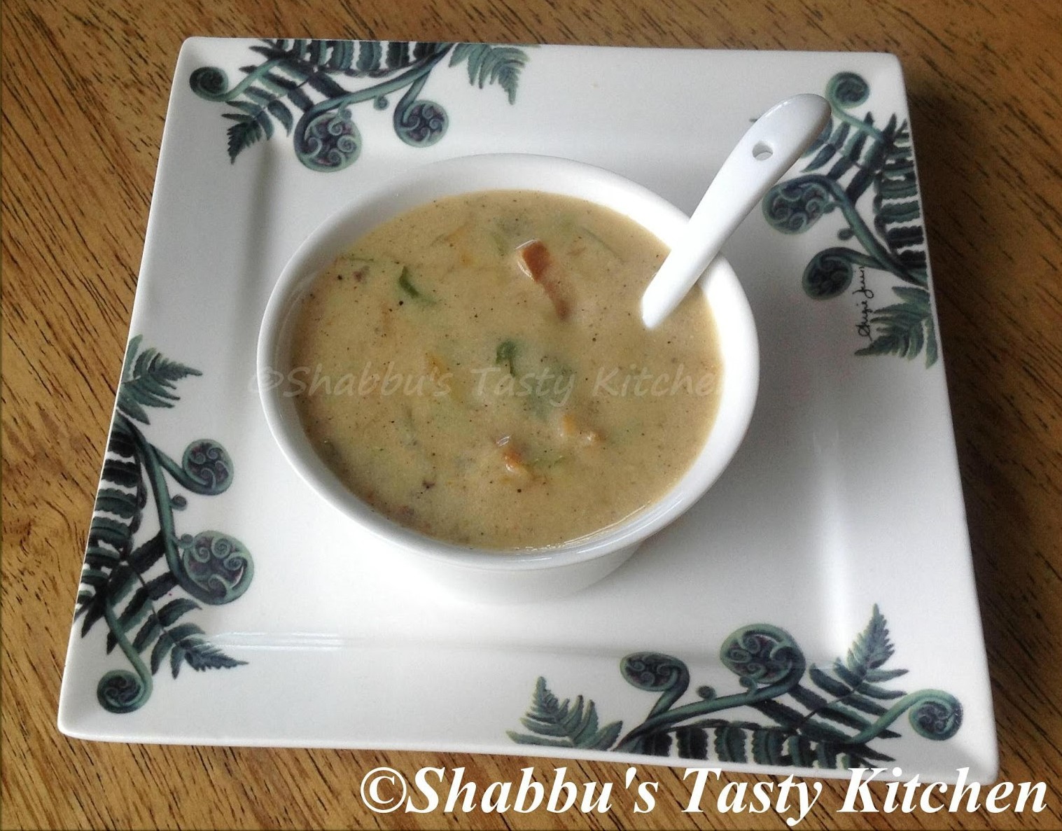 vegetable-cheese-soup-in-chicken-stock