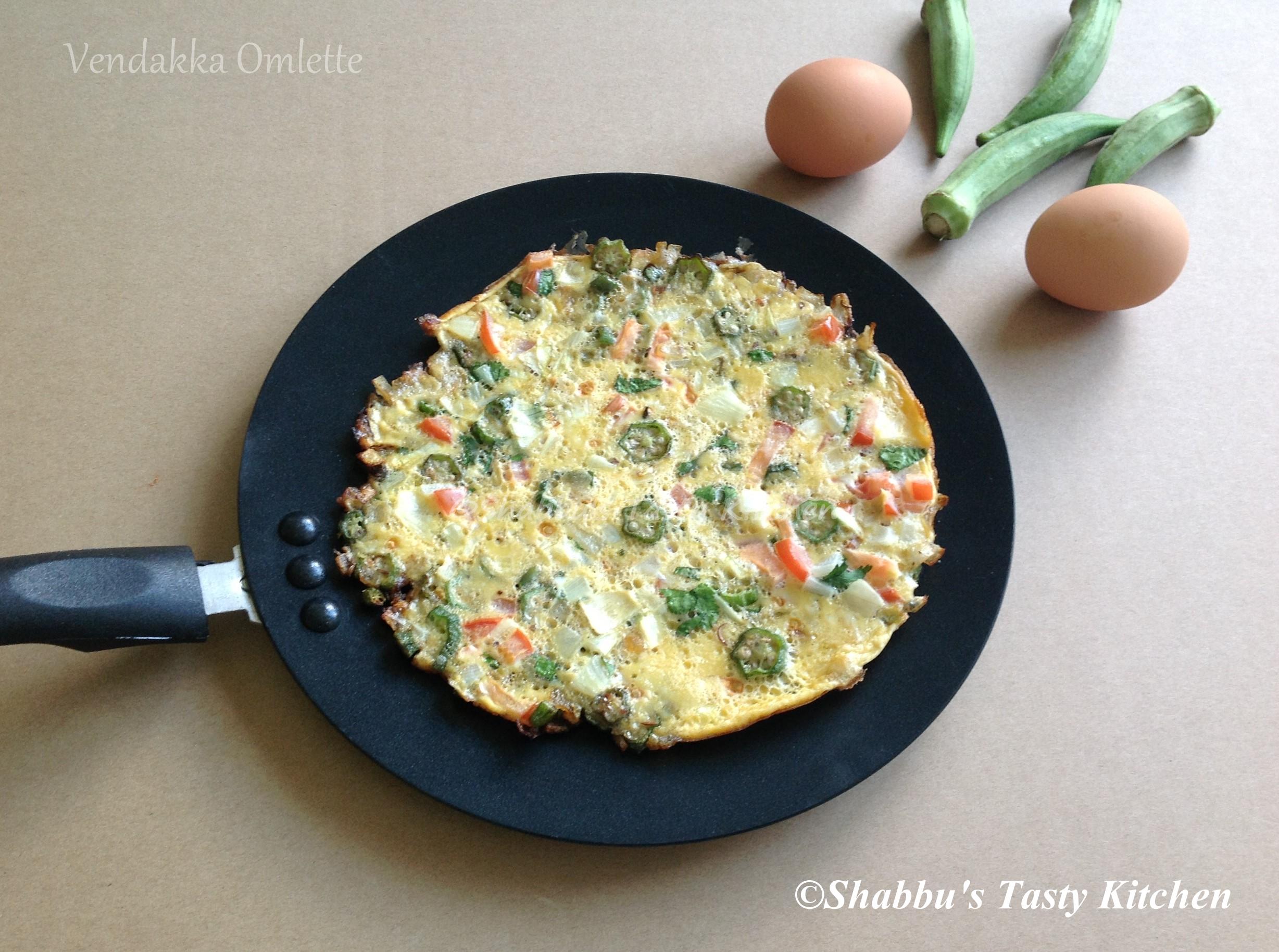 vendakka-okra-omlette