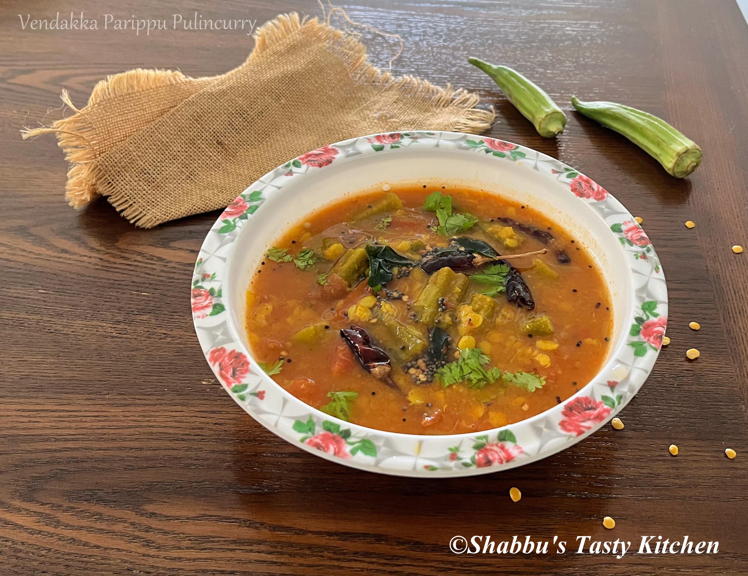 vendakka-parippu-pulinkari-okra-dal-pulincurry