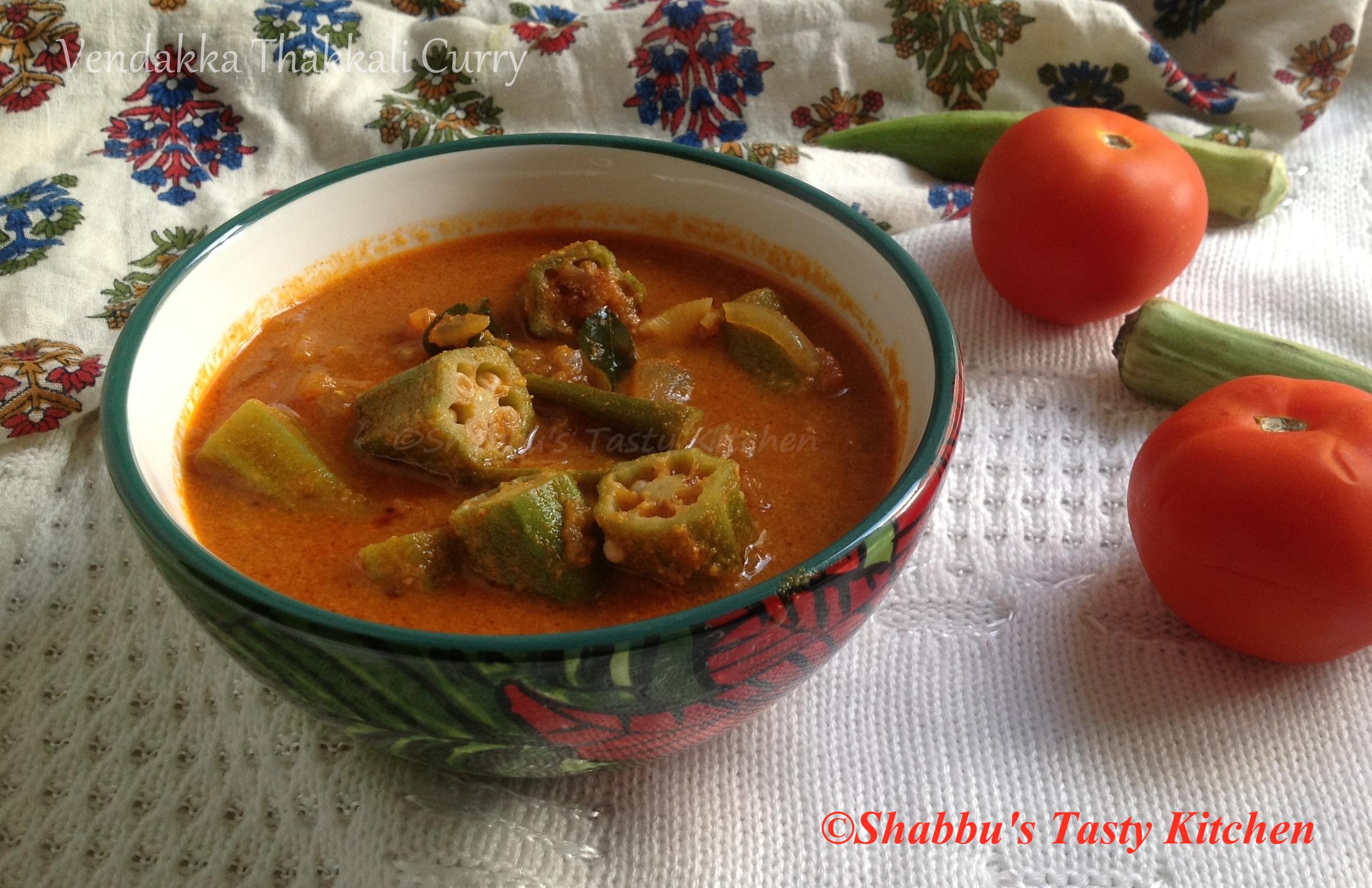 vendakka-thakkali-curry-okra-tomato