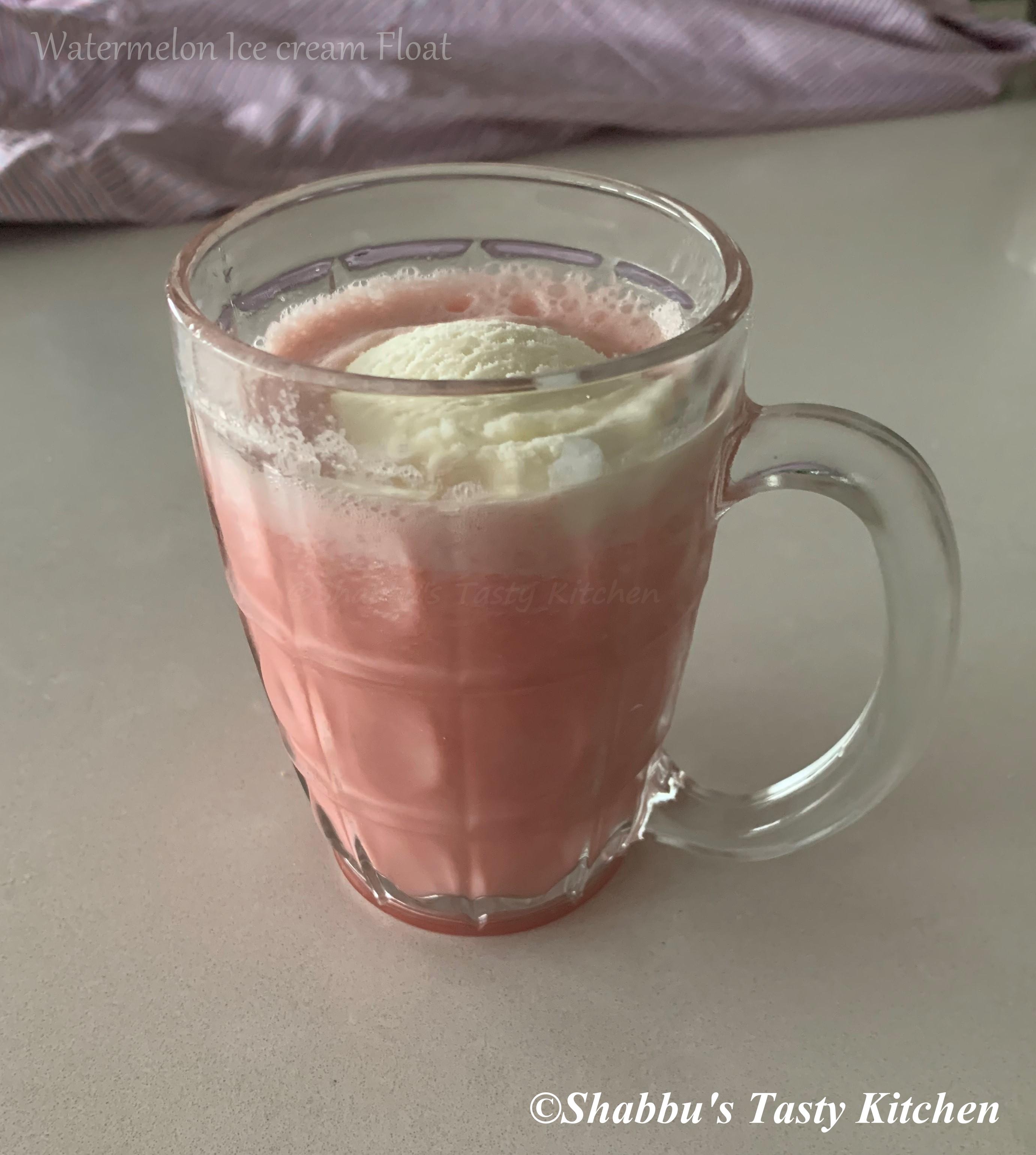 watermelon-ice-cream-floats-watermelon-juice-with-vanilla-ice-cream