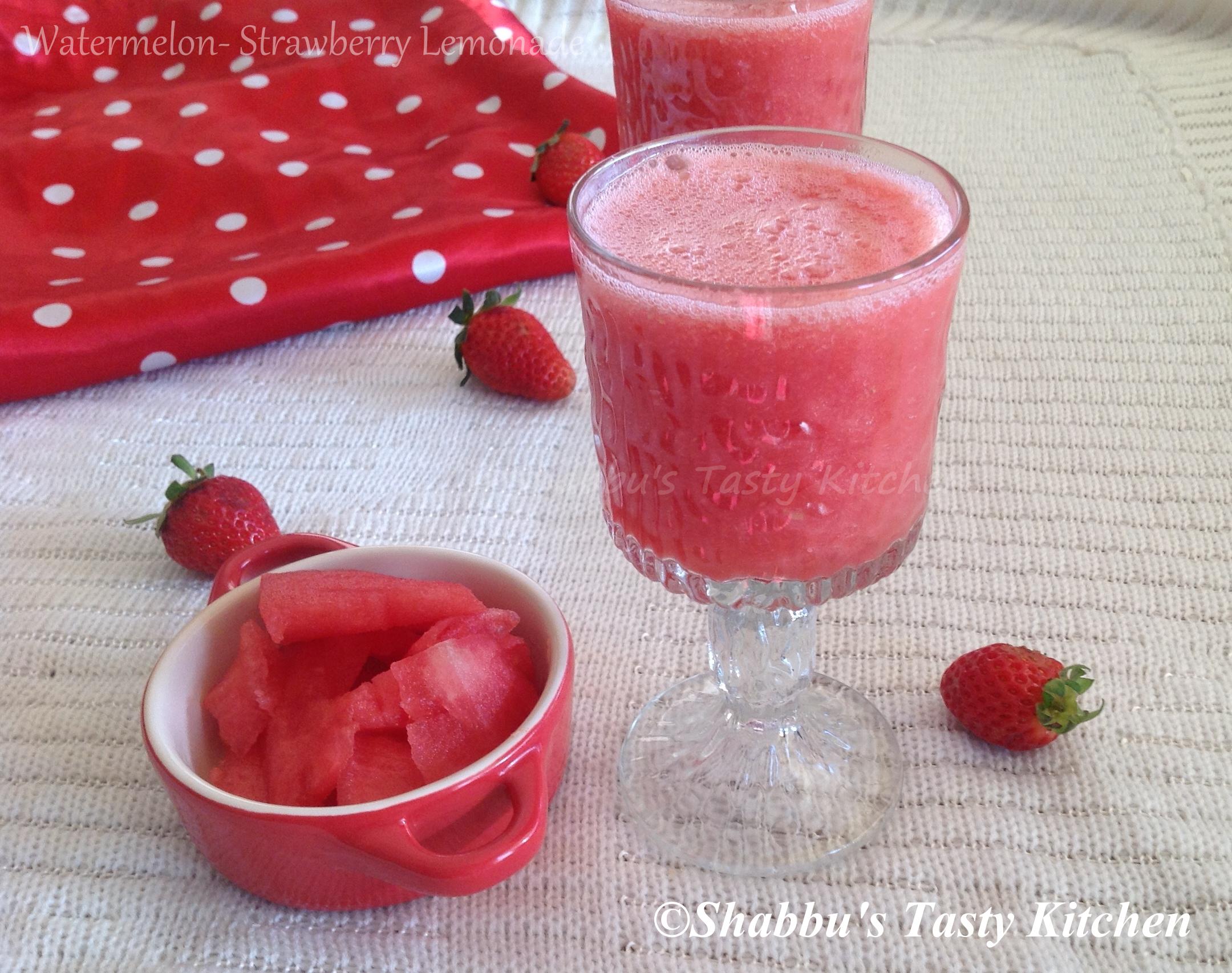 watermelon-strawberry-lemonade