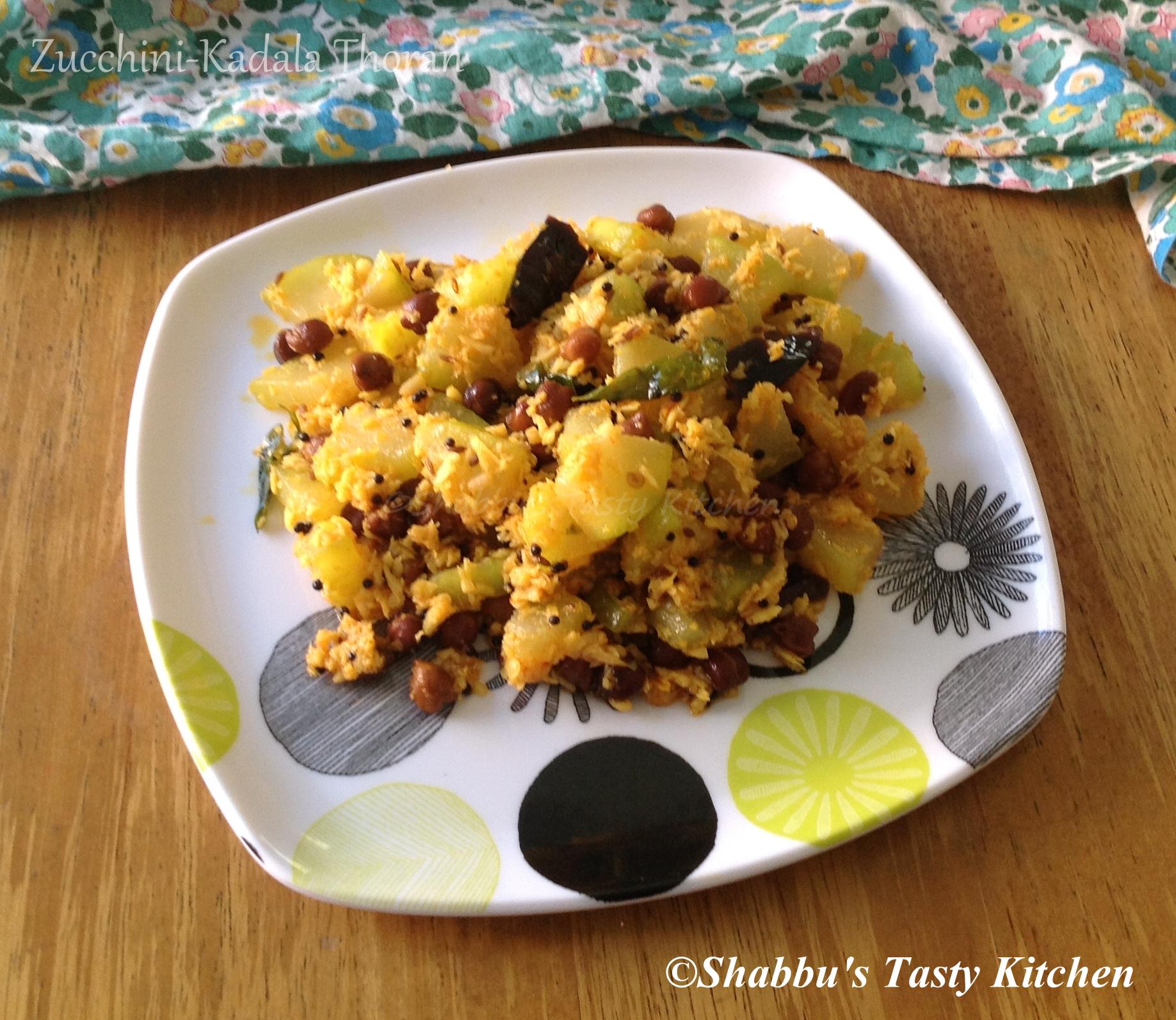 zucchini-kadala-black-chickpeas-thoran