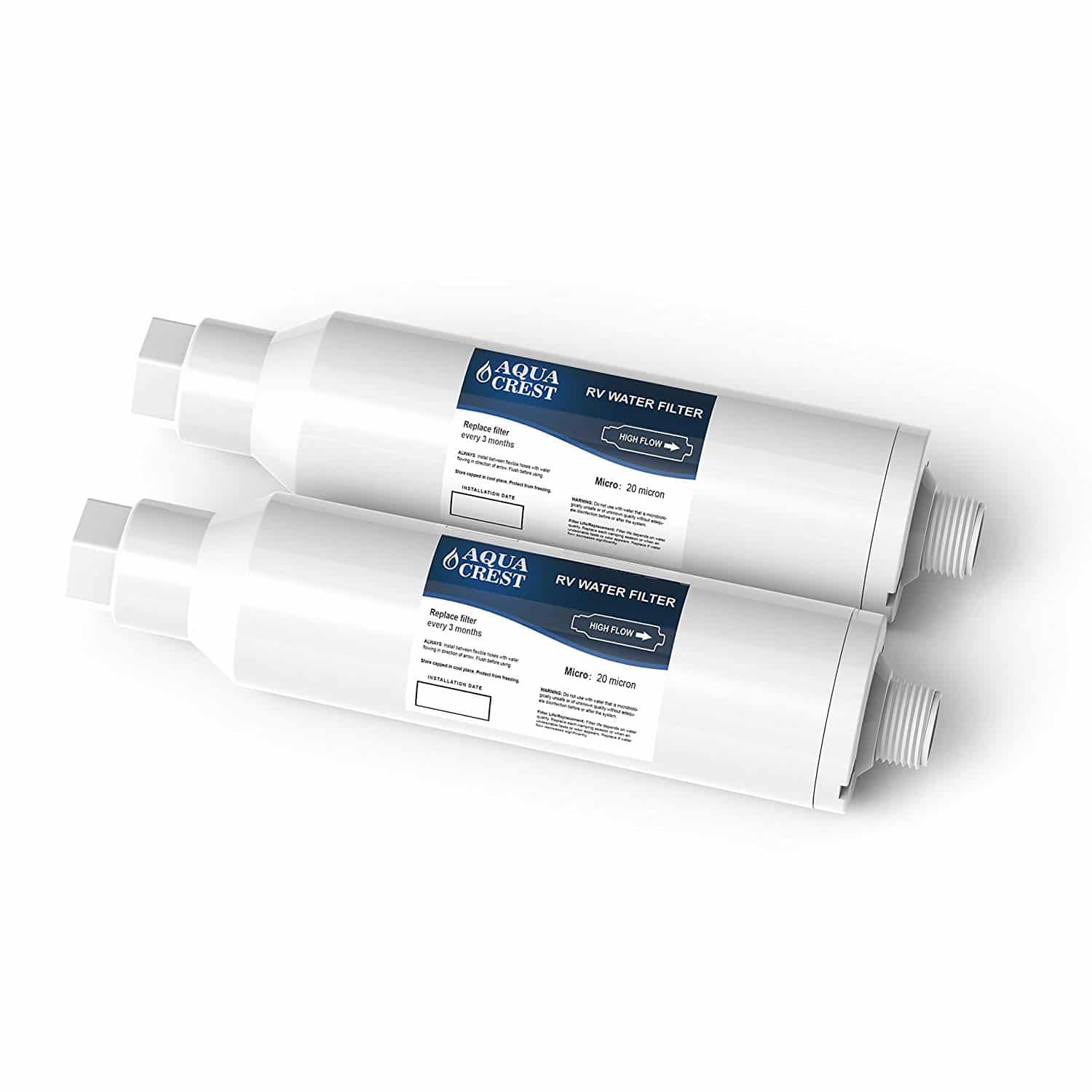 AQUACREST RV Inline Water Filter 