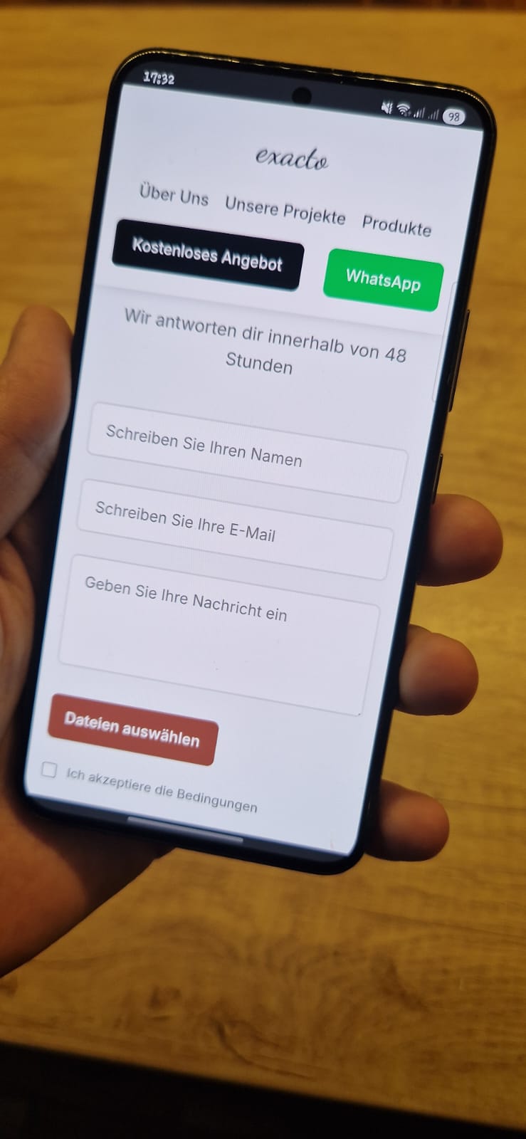 Foto senden - Schritt 1