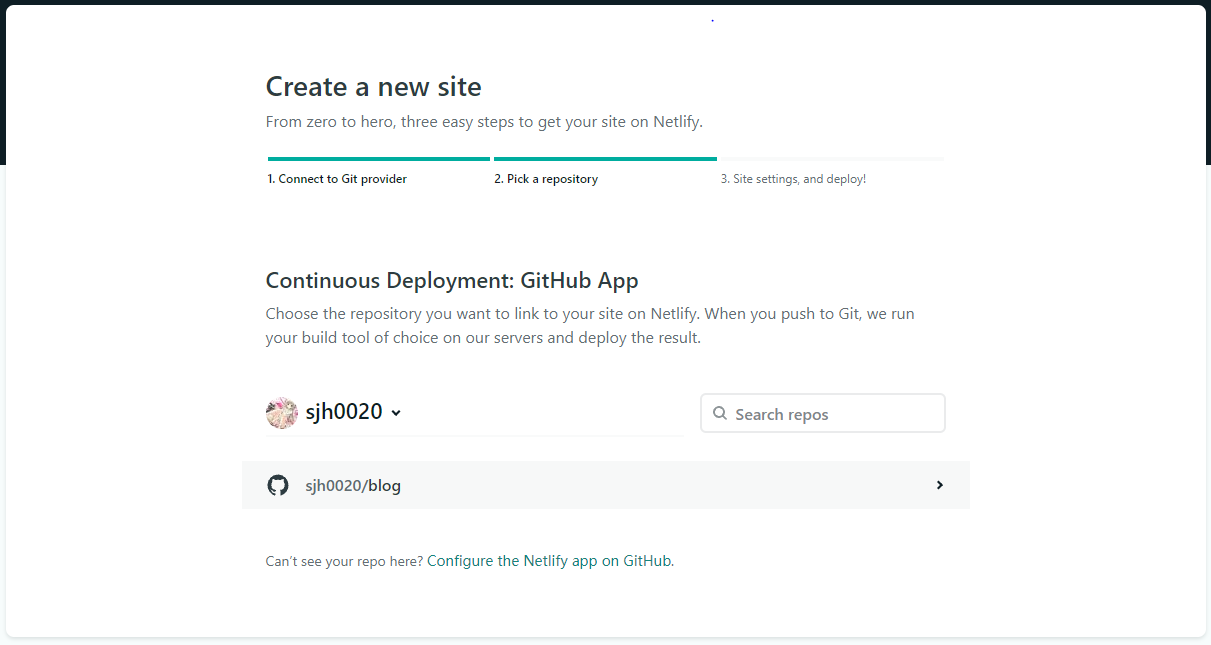 select-github-repositories