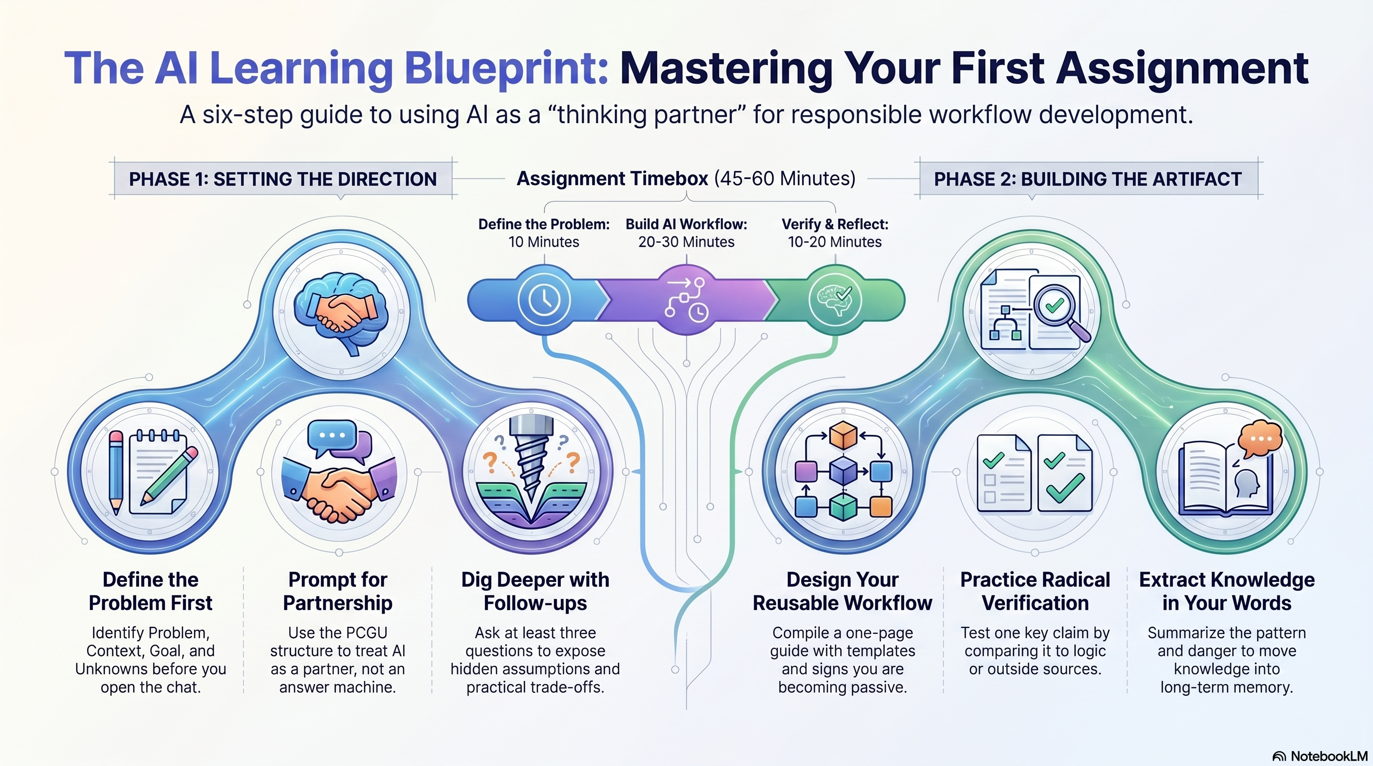 AI Learning Blueprint Assignment Guide infographic