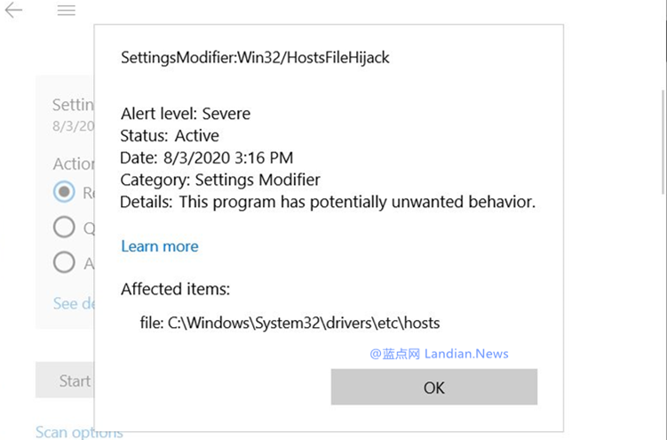 微软正在阻止用户屏蔽Windows 10遥测服务 若检测到HOSTS屏蔽则报警