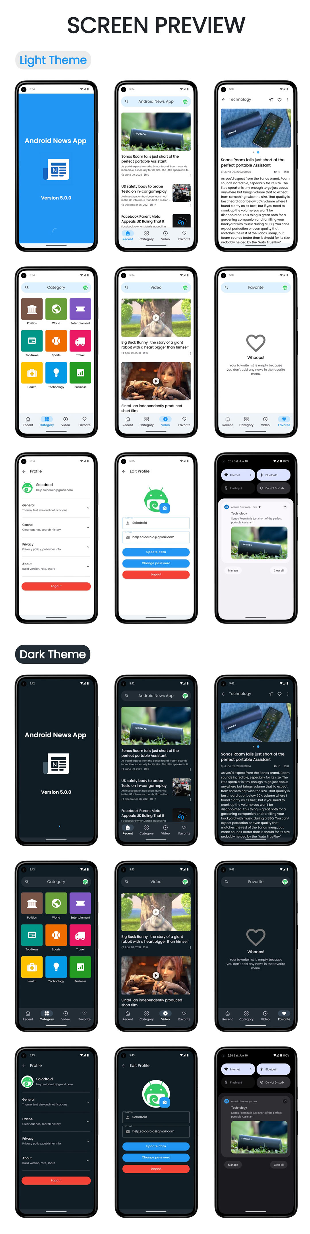 Android News App - 8