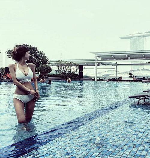 韩国最胸女主播福利私照图集（12）