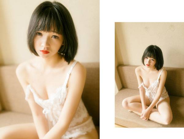 日系短发少女私房性感写真（4）