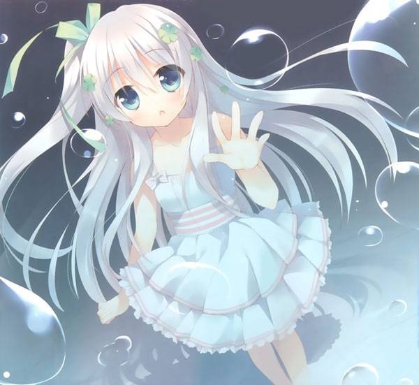 二次元银发美少女美图赏析(9)