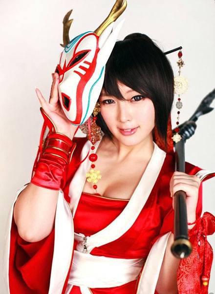 螺旋猫Doremi阿卡丽鬼舞姬版COS（4）