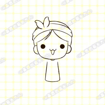 画一位娇滴滴萌萌哒的卡通女生的简笔画教程