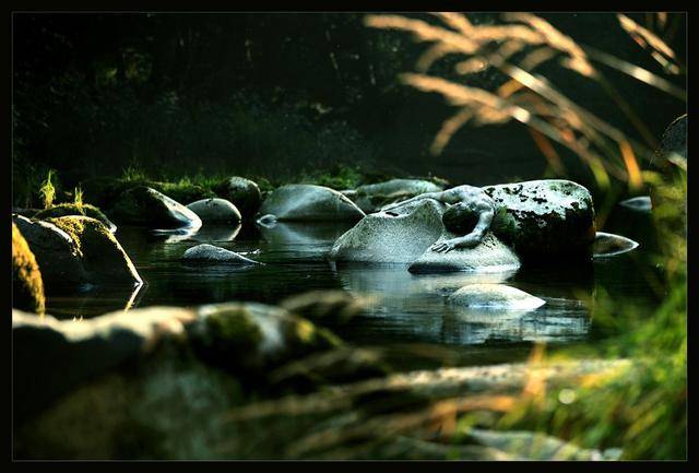 隐藏的彩绘少女：令人震惊的伪装人体艺术[24P]