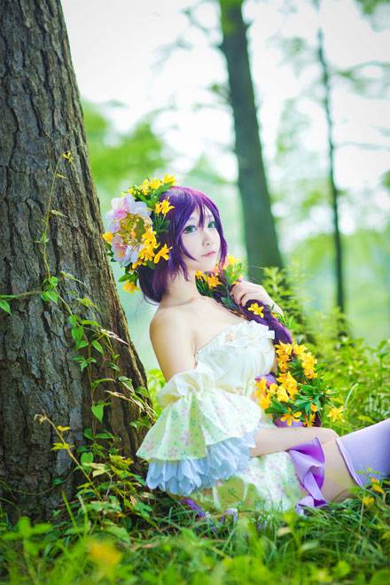 啾小妍SAMA东条希长发公主COS（5）