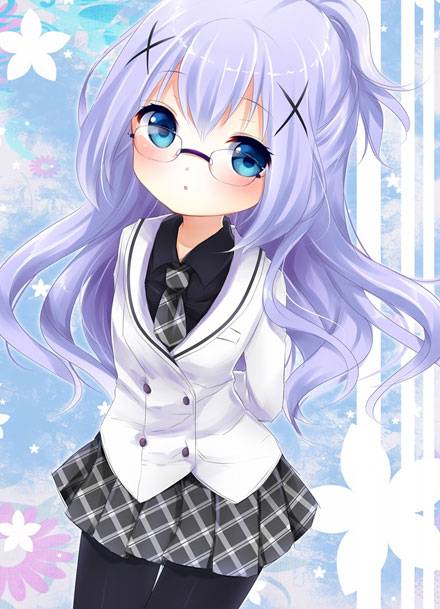 二次元格子裙美少女美图赏（12）