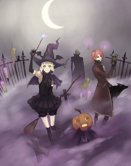 二次元万圣节美少女图集(8)