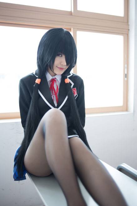《约会大作战》时崎狂三制服COS（4）