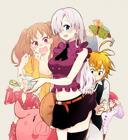 《七原罪》伊丽莎白·里昂妮丝图赏（13）