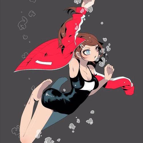 二次元水中美少女夏日清凉福利图(9)