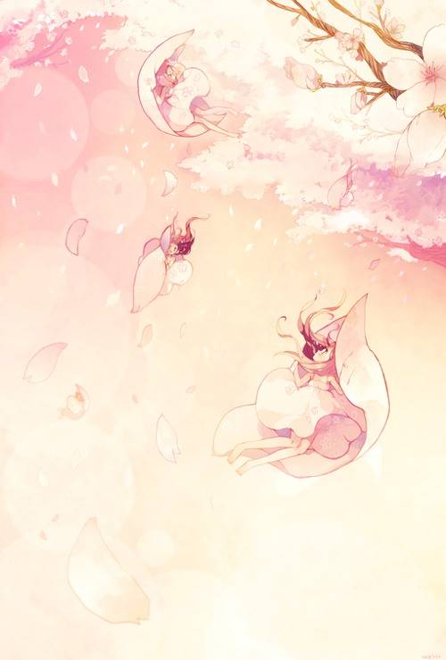 唯美浪漫插画图片