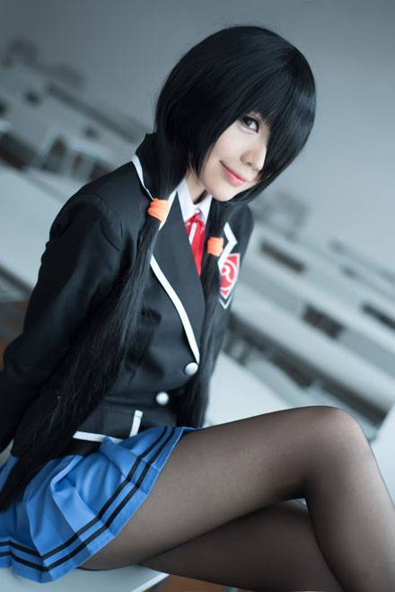《约会大作战》时崎狂三制服COS（5）