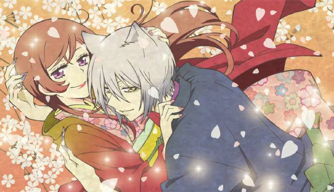 元气少女缘结神卡通动画图片