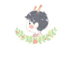 甜美清新的情侣头像图片